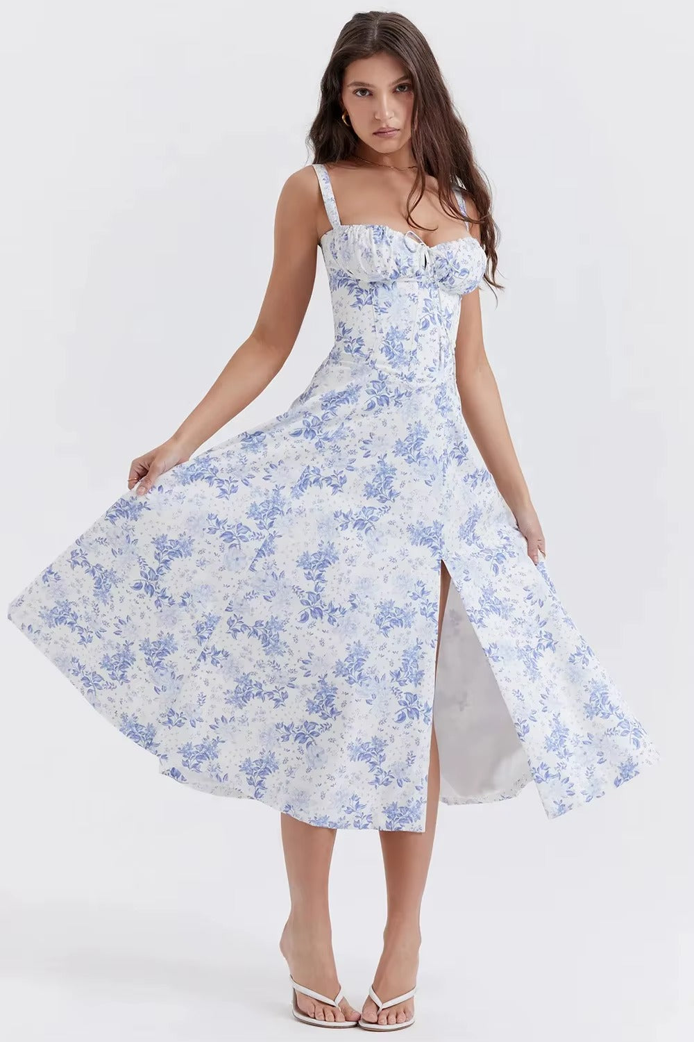 FLORA | ROBE COURTE À IMPRIMÉ ESTIVAL