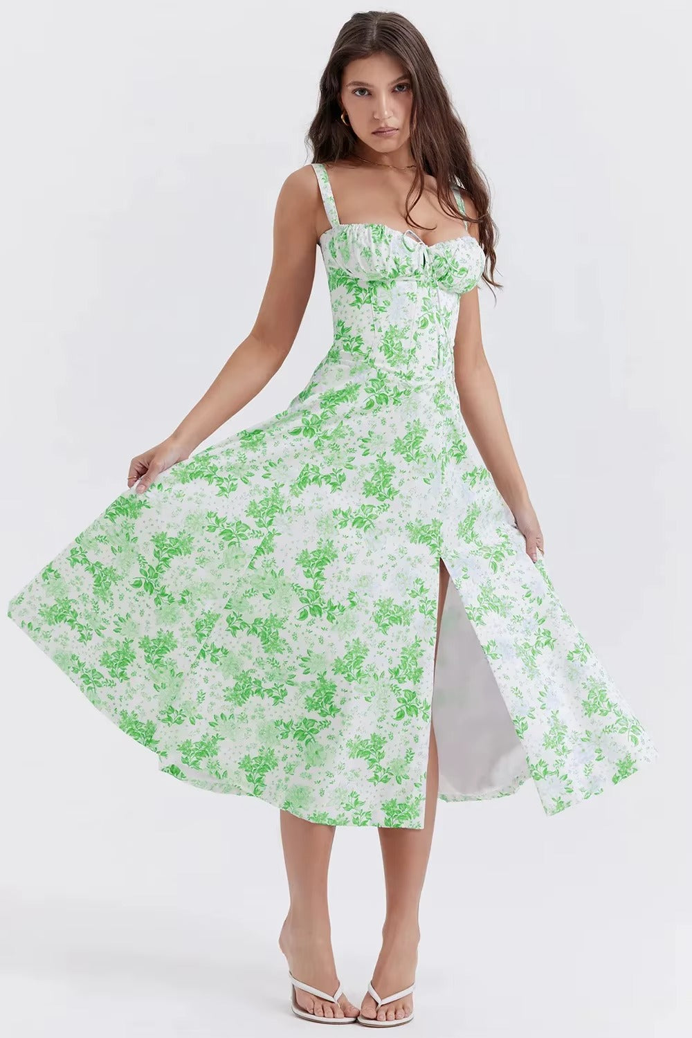 FLORA | ROBE COURTE À IMPRIMÉ ESTIVAL