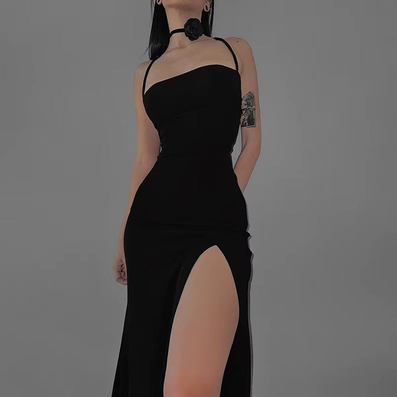 MOZISION | ROBE MAXI PATCHWORK CONTRASTÉE
