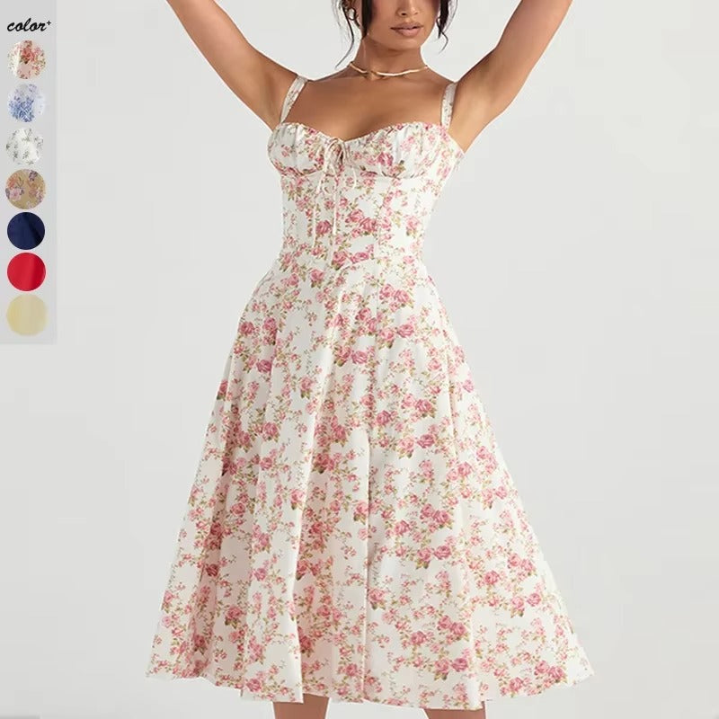 FLORA | ROBE COURTE À IMPRIMÉ ESTIVAL
