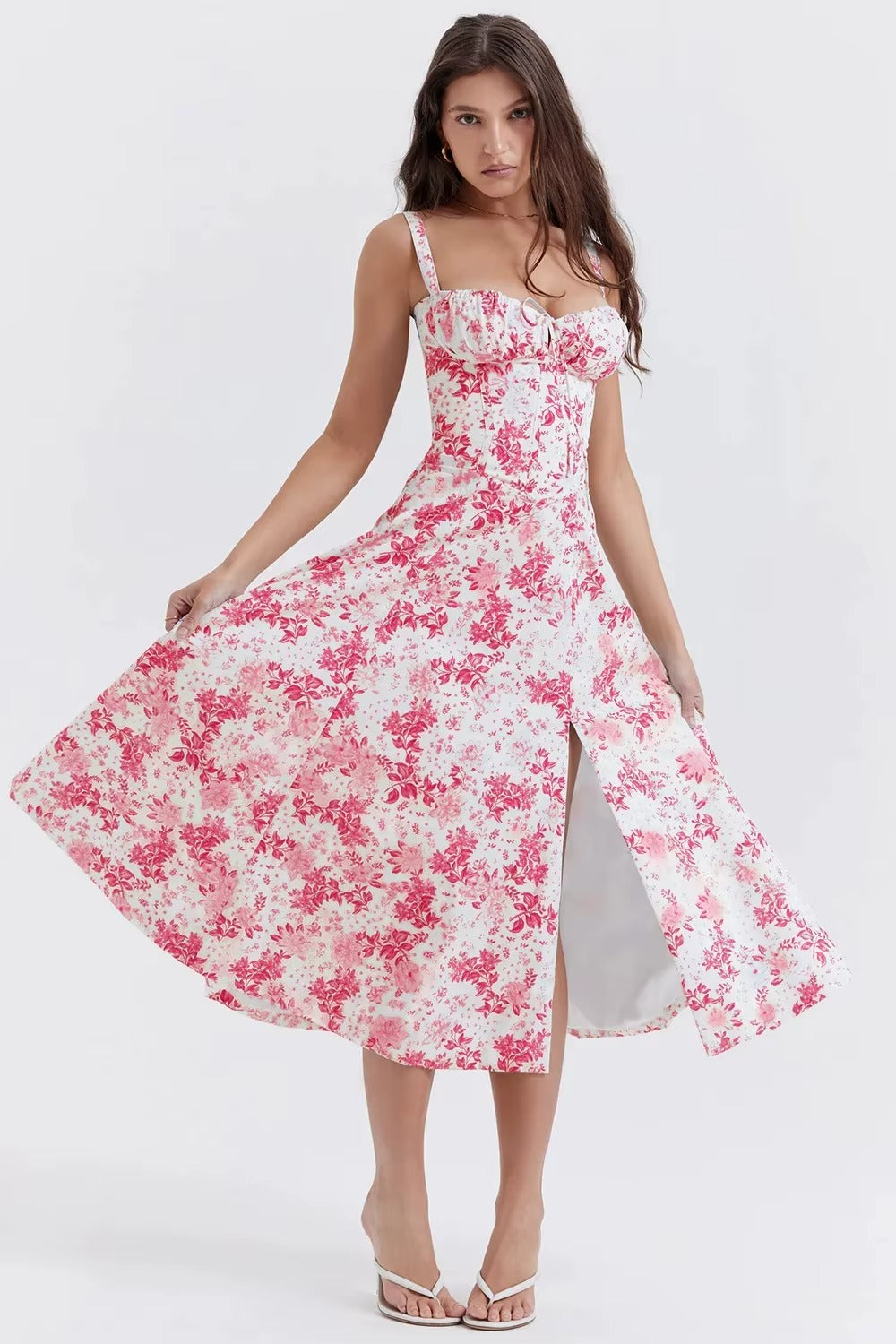 FLORA | ROBE COURTE À IMPRIMÉ ESTIVAL