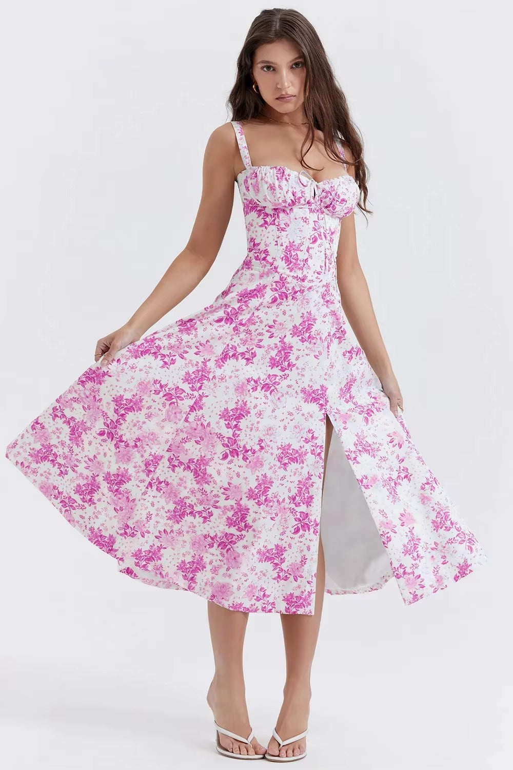 FLORA | ROBE COURTE À IMPRIMÉ ESTIVAL