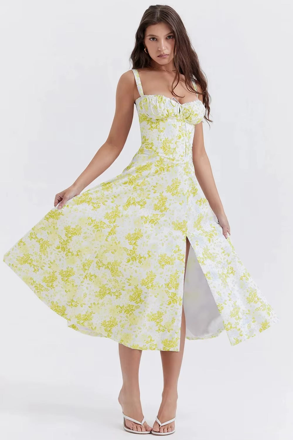 FLORA | ROBE COURTE À IMPRIMÉ ESTIVAL