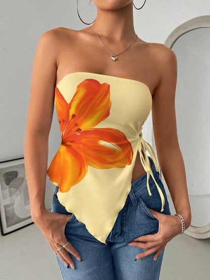 RAFFERIZA | CHEMISE LIN STRIPÉE SANS MANCHES
