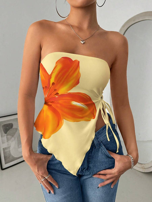 RAFFERIZA | CHEMISE LIN STRIPÉE SANS MANCHES