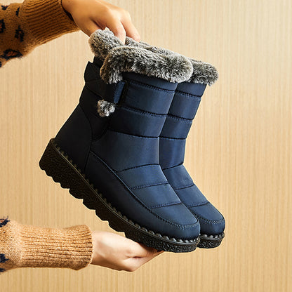 Bottes de Neige Imperméables et Chaudes pour l'Hiver