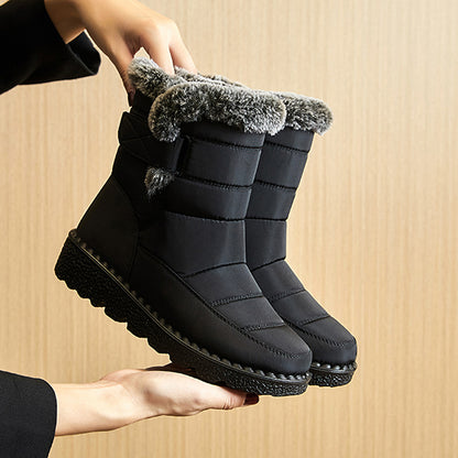 Bottes de Neige Imperméables et Chaudes pour l'Hiver