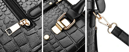 Sac à Main Luxe en Cuir PU Alligator