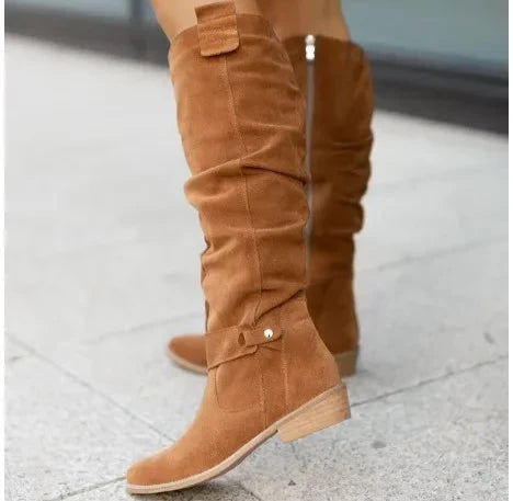 Bottes en Daim Élégantes - Style Intemporel et Confort Exceptionnel