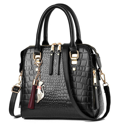 Sac à Main Luxe en Cuir PU Alligator