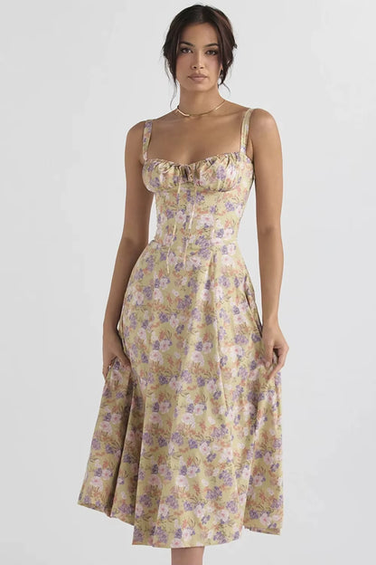 FLORA | ROBE COURTE À IMPRIMÉ ESTIVAL