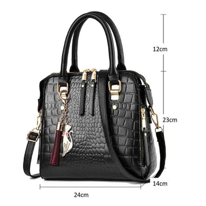 Sac à Main Luxe en Cuir PU Alligator