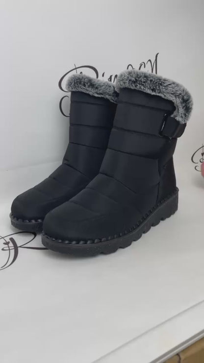 Bottes de Neige Imperméables et Chaudes pour l'Hiver