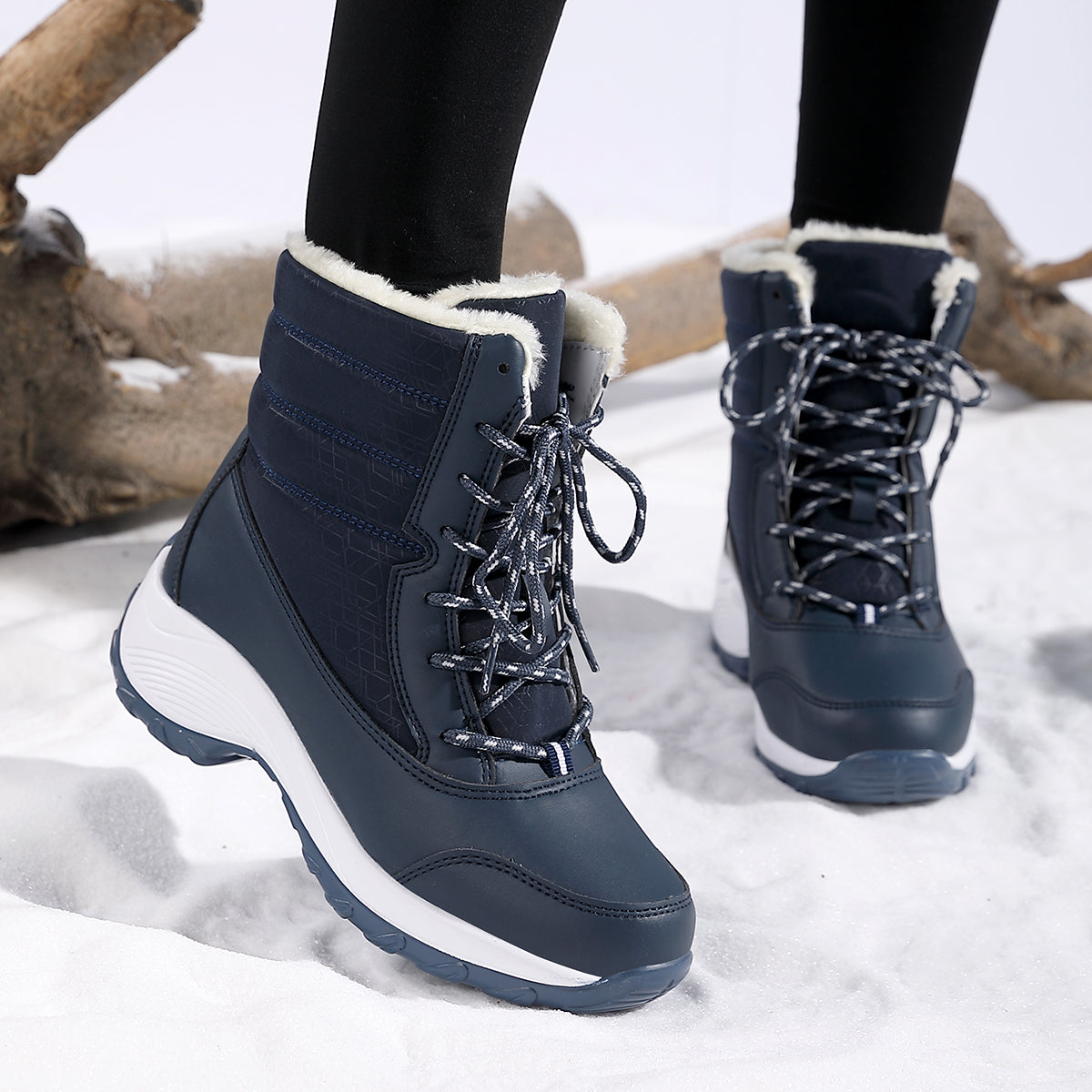 Bottes d'Hiver Imperméables – Style et Chaleur Assurés